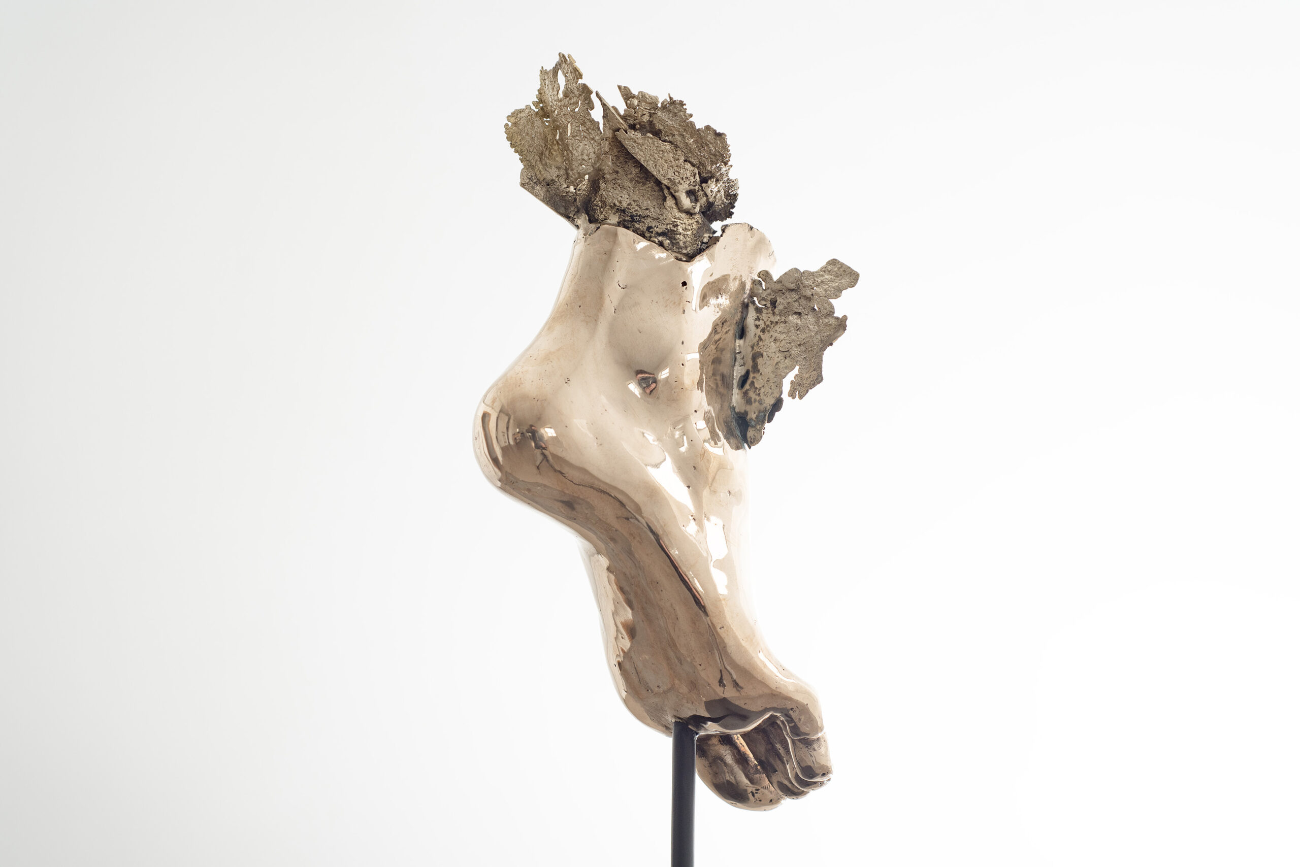 Contemporary relic, bronze sculpture