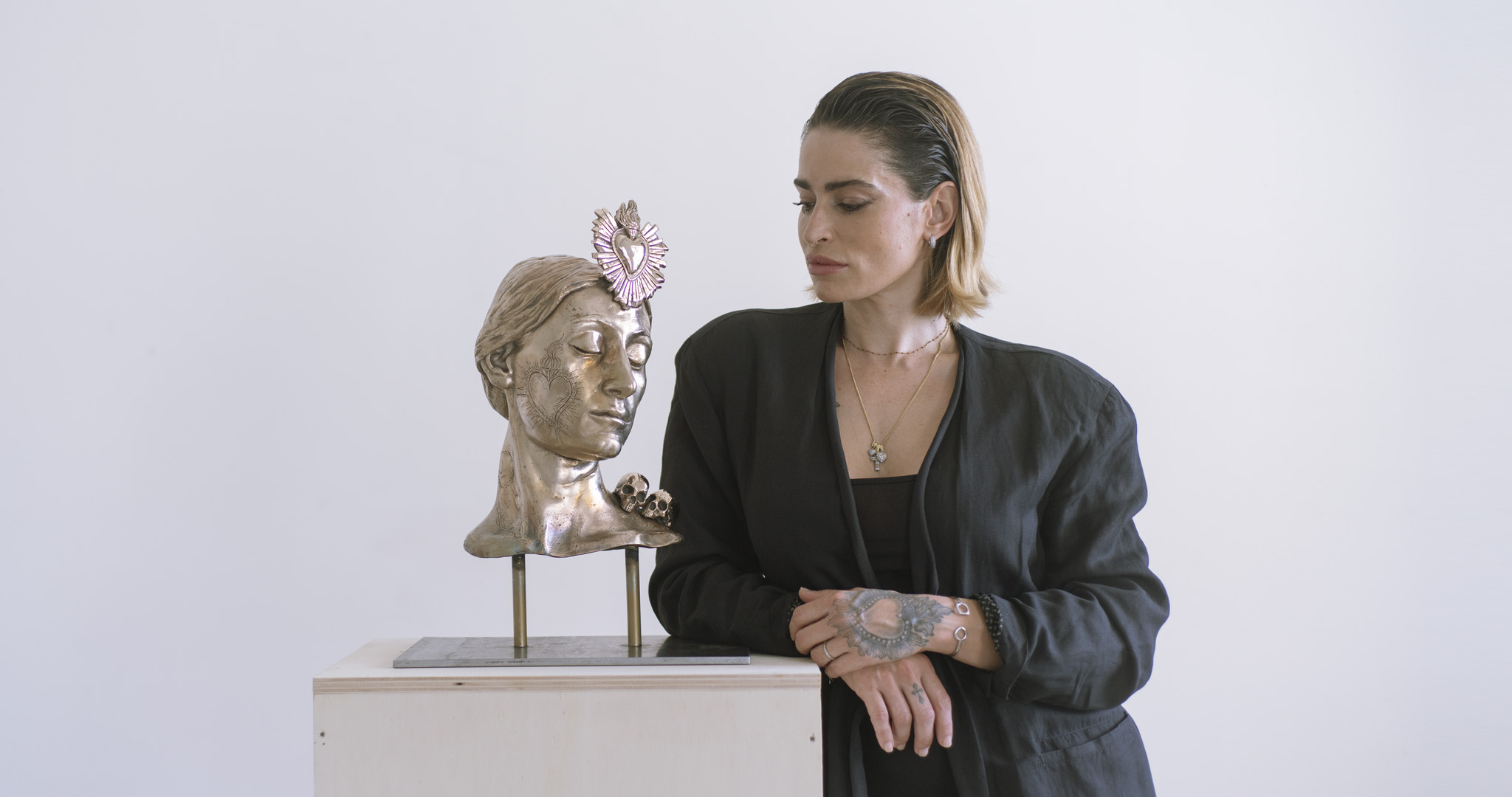 Portrait of Valentina Lucarini Orejón in her studio